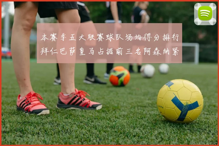 本赛季五大联赛球队场均得分排行拜仁巴萨皇马占据前三名阿森纳紧随其后位列第五